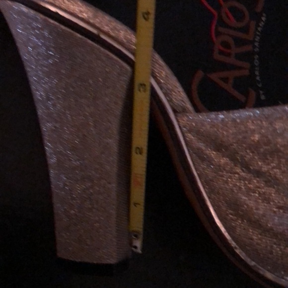 Marc Jacobs size 9 metallic silvery gold open toe slide heels NWOT - Picture 12 of 16